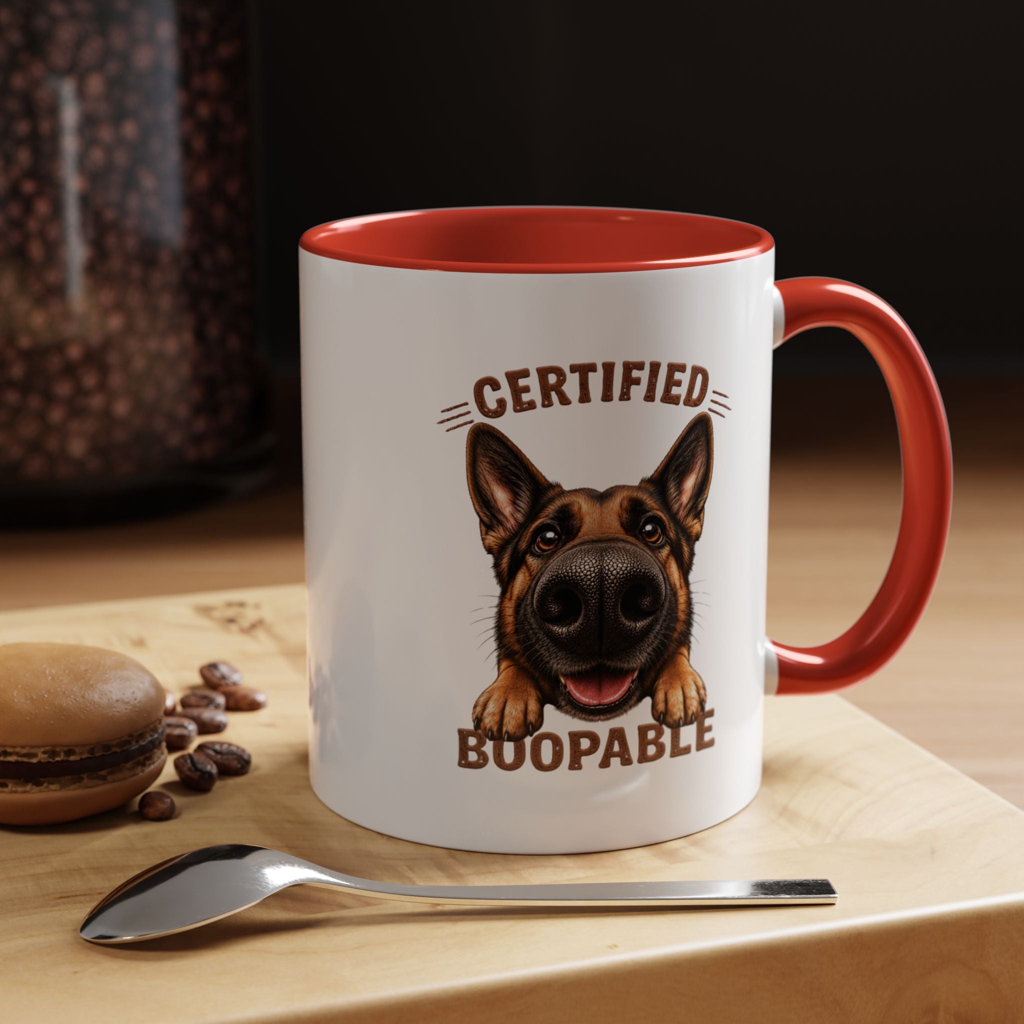 Certified Boopable Tan and Black Shepard — Coffee Mug 11/15oz