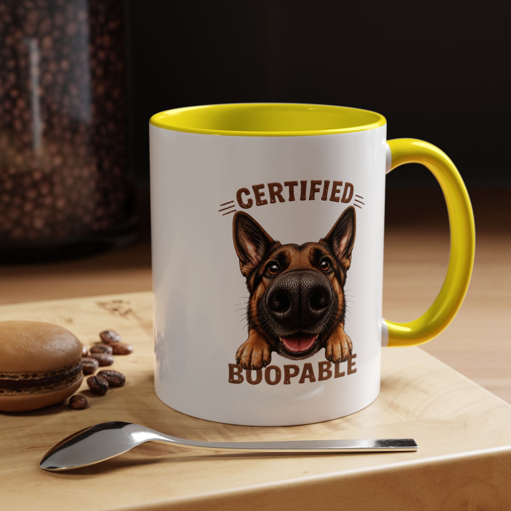 Certified Boopable Tan and Black Shepard — Coffee Mug 11/15oz