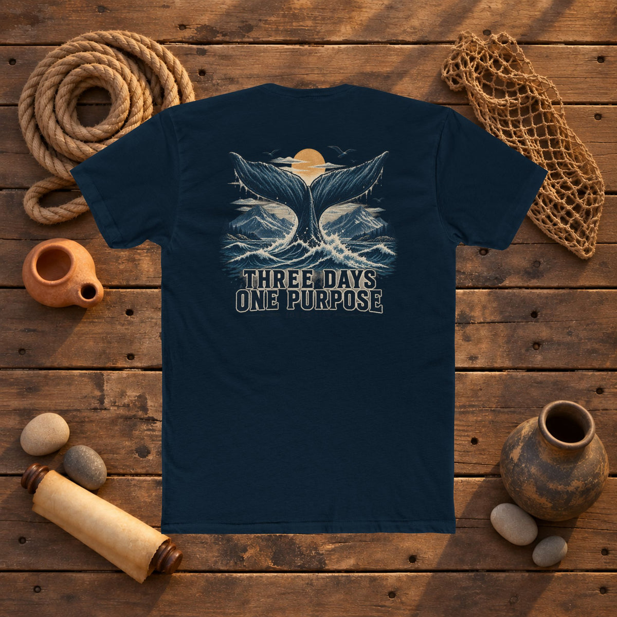 UNSHAKEN - Jonah 1:17 T-Shirt