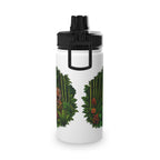 Zoopals Jungle Animals Stainless Steel Water Bottle — Sports Lid, Kid-Friendly Zoo Animal Design