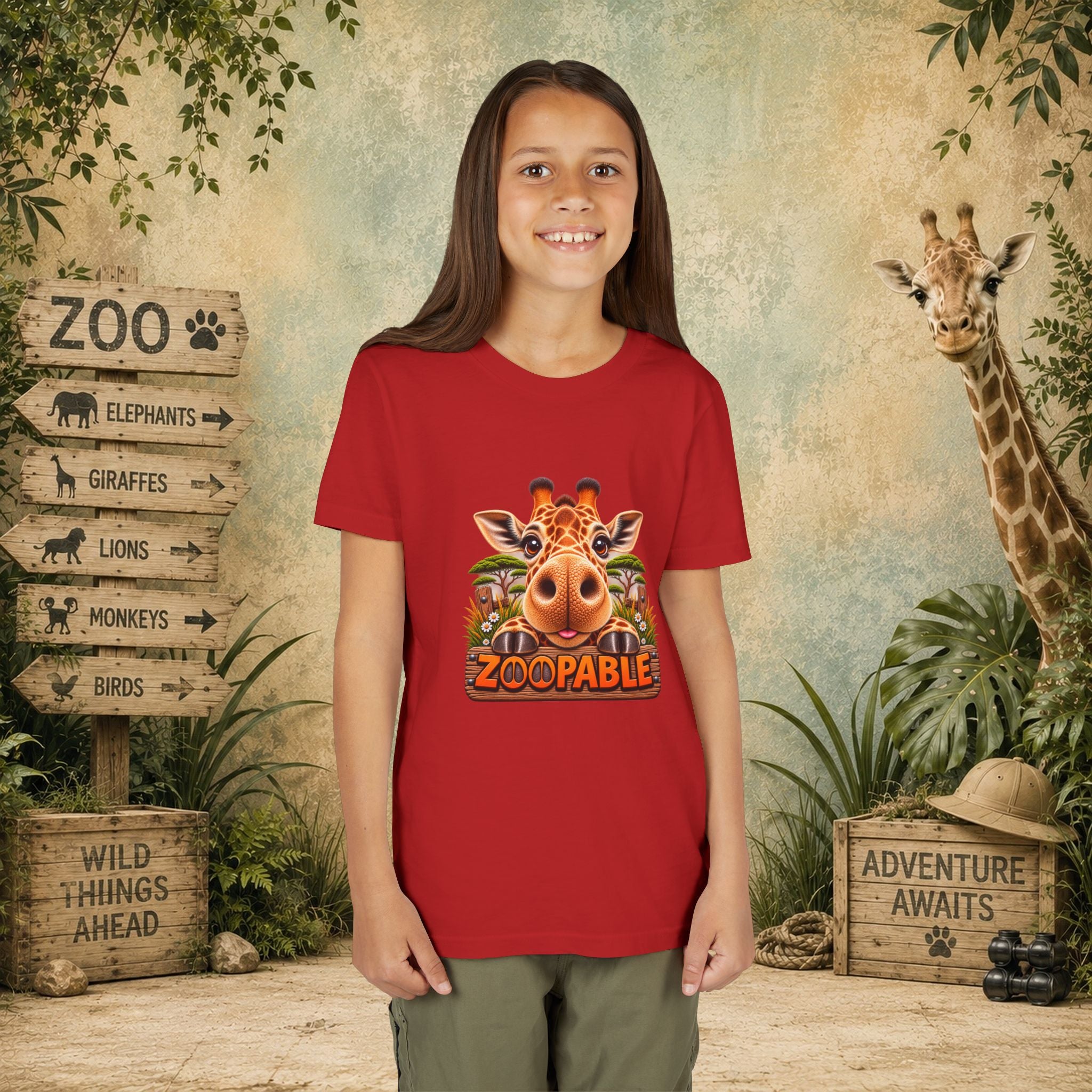 Giraffe Zoopable Youth Tee