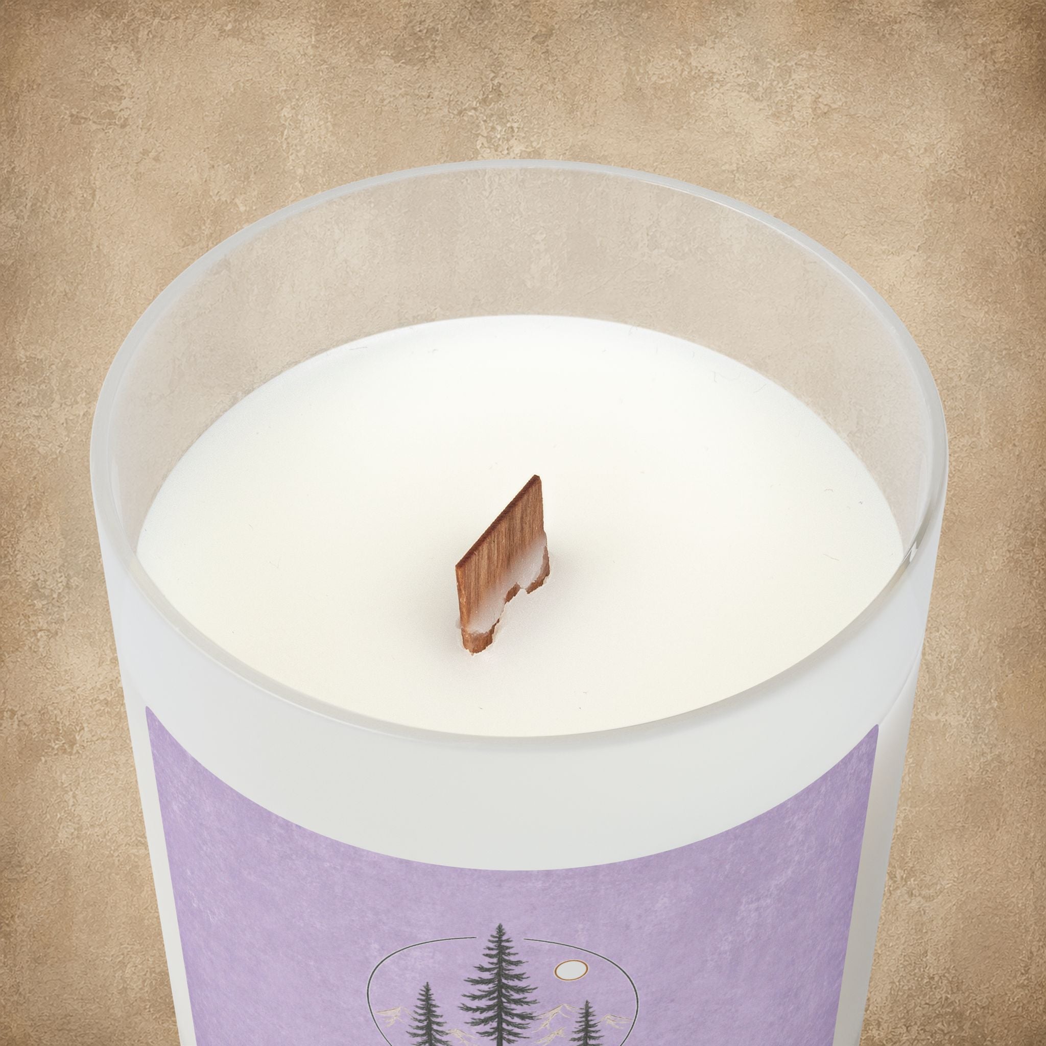 Into The Wilderness, Frosted Glass Soy Candle, 11oz