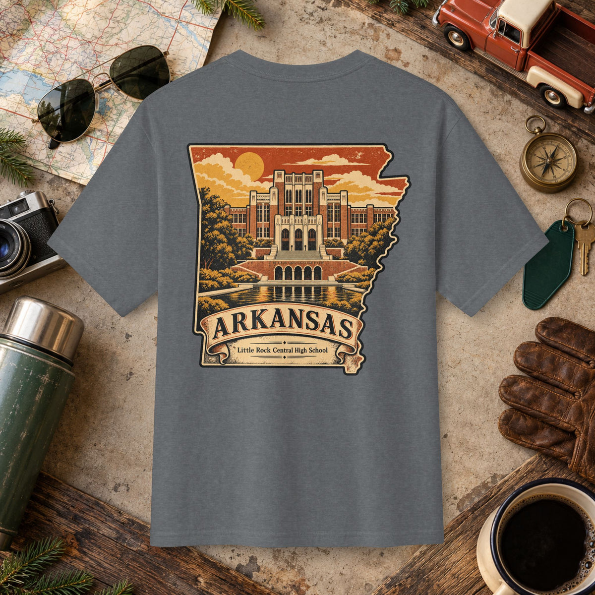 Arkansas Vintage Landscape Tee