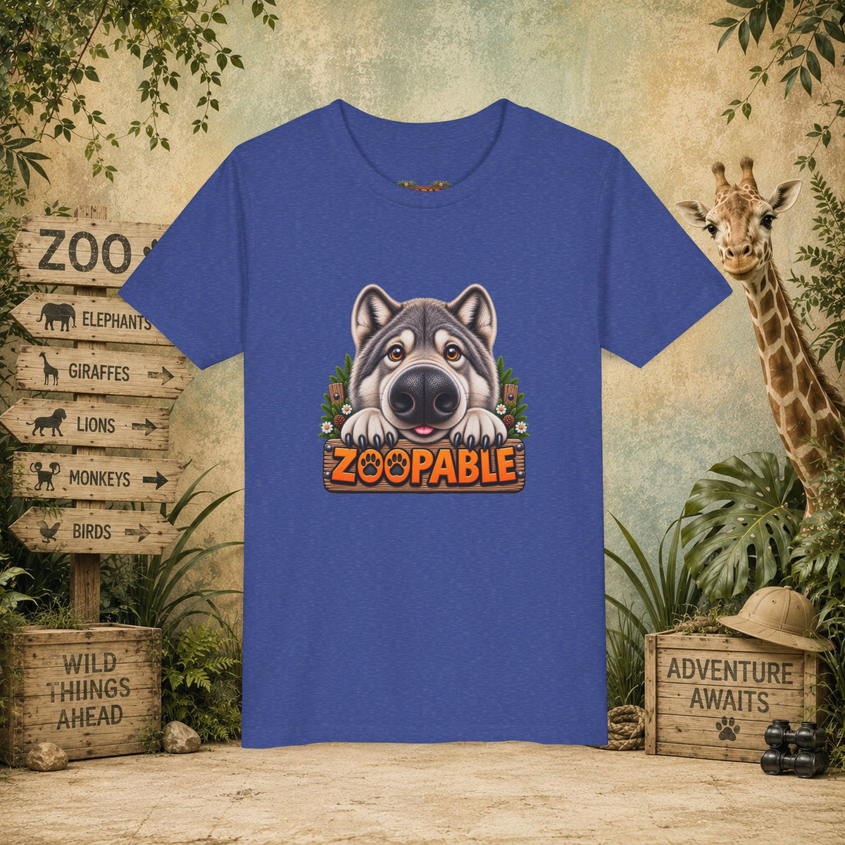 Wolf Zoopable Youth Tee