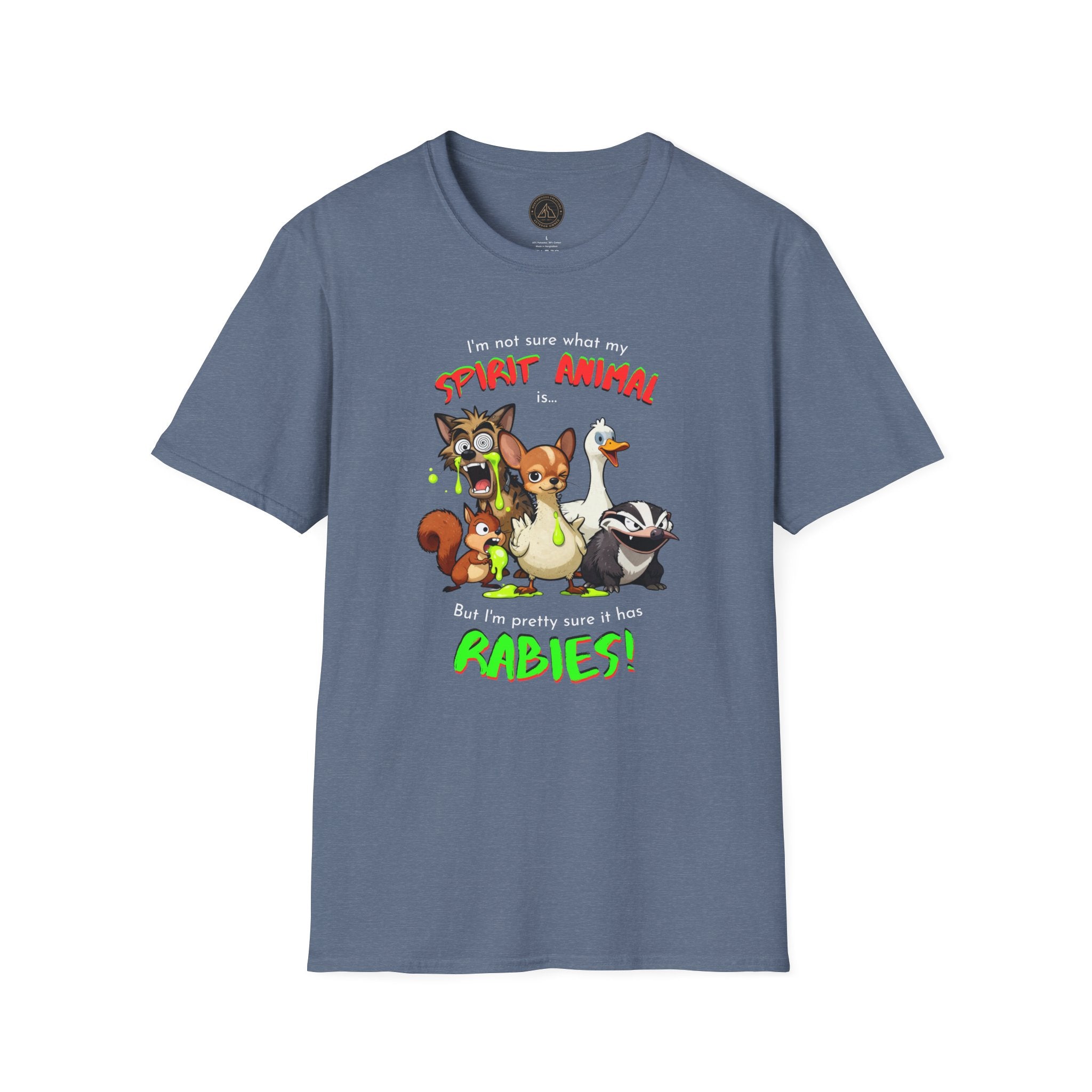 Spirit Animal T-Shirt — Mixed Up Cartoon Wildlife Graphic Tee
