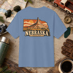 Nebraska State Vintage Tee