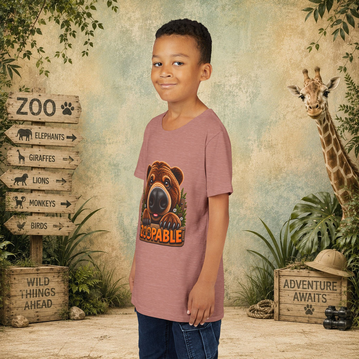 Bear Zoopable Youth Tee