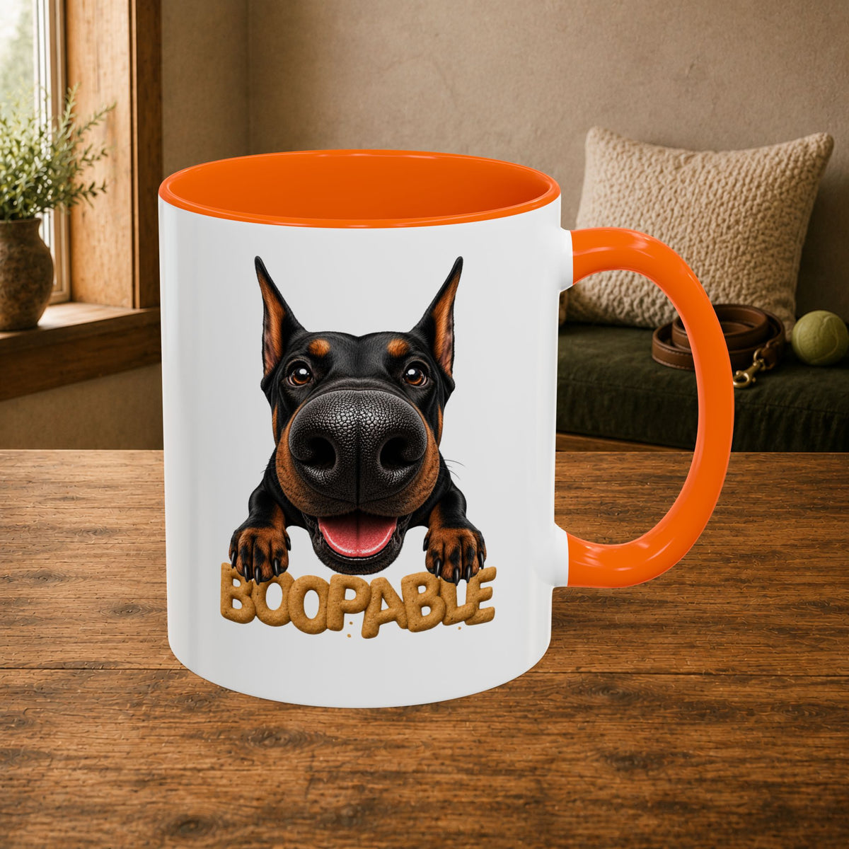 Boopable Doberman — Coffee Mug 11oz