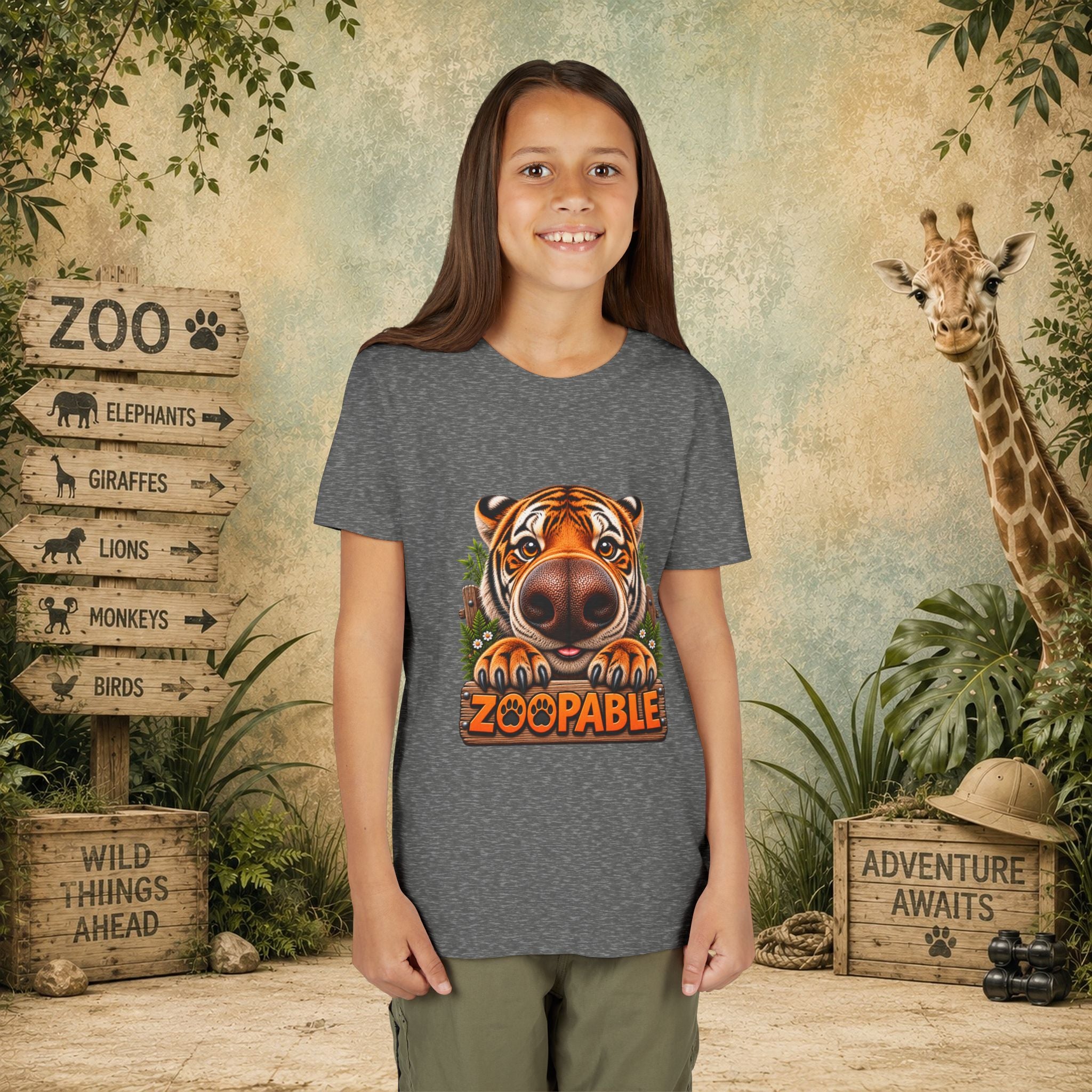 Tiger Zoopable Youth Tee