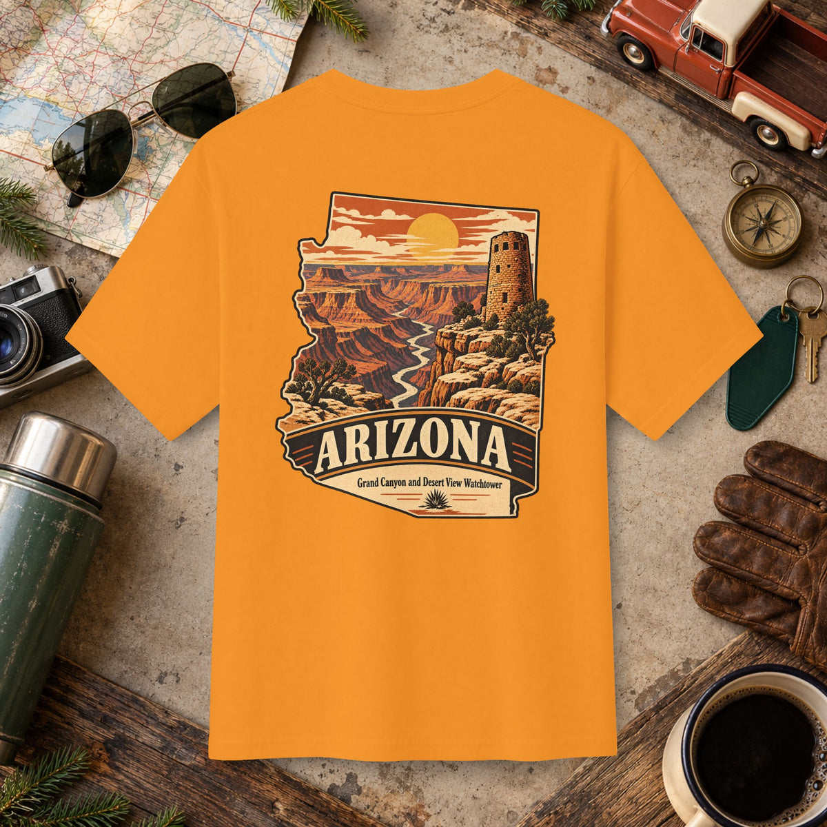 Arizona State Vintage Landscape Tee