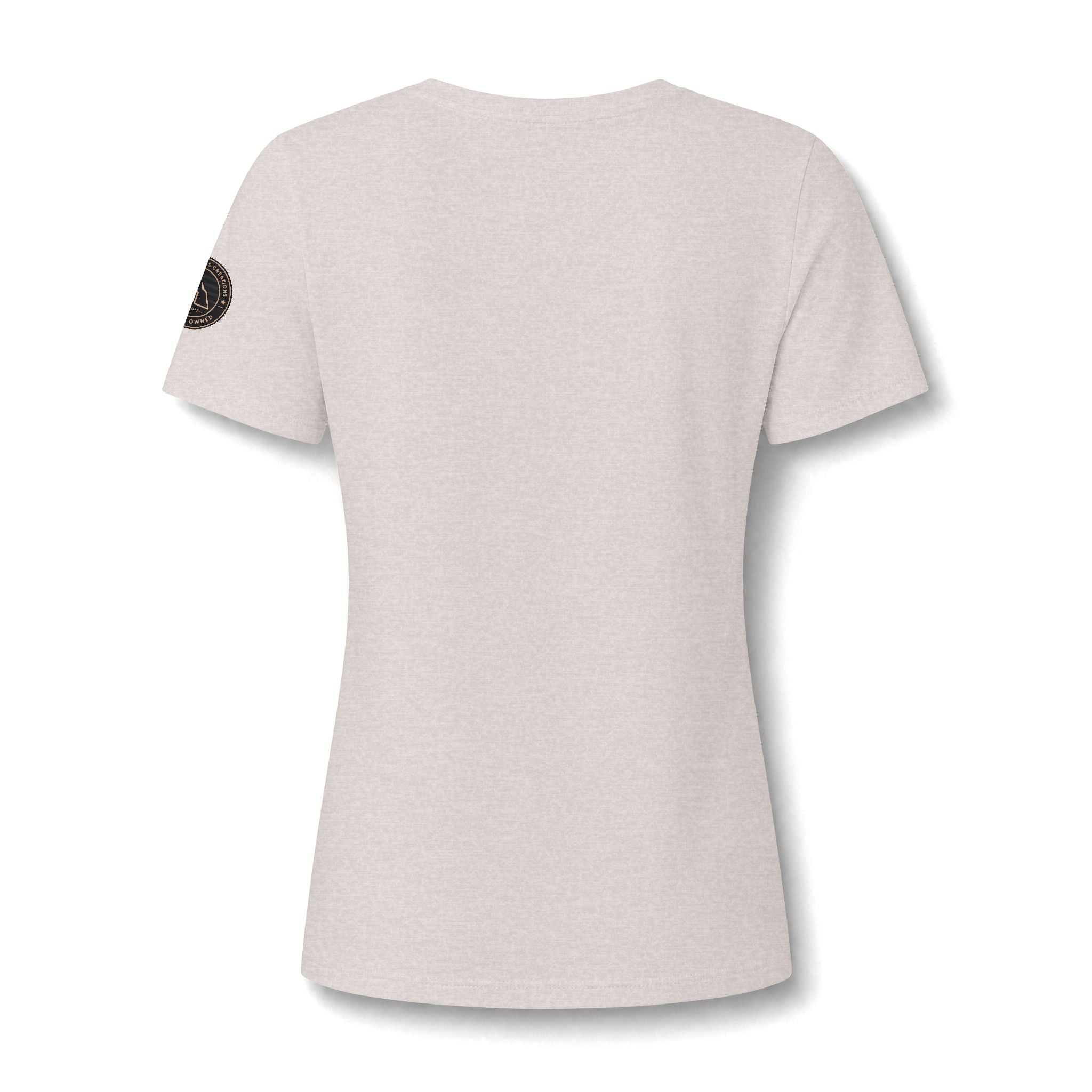 Golden Retriever V-Neck Tee — "Loyal Gentle Devoted" Dog Lover Shirt