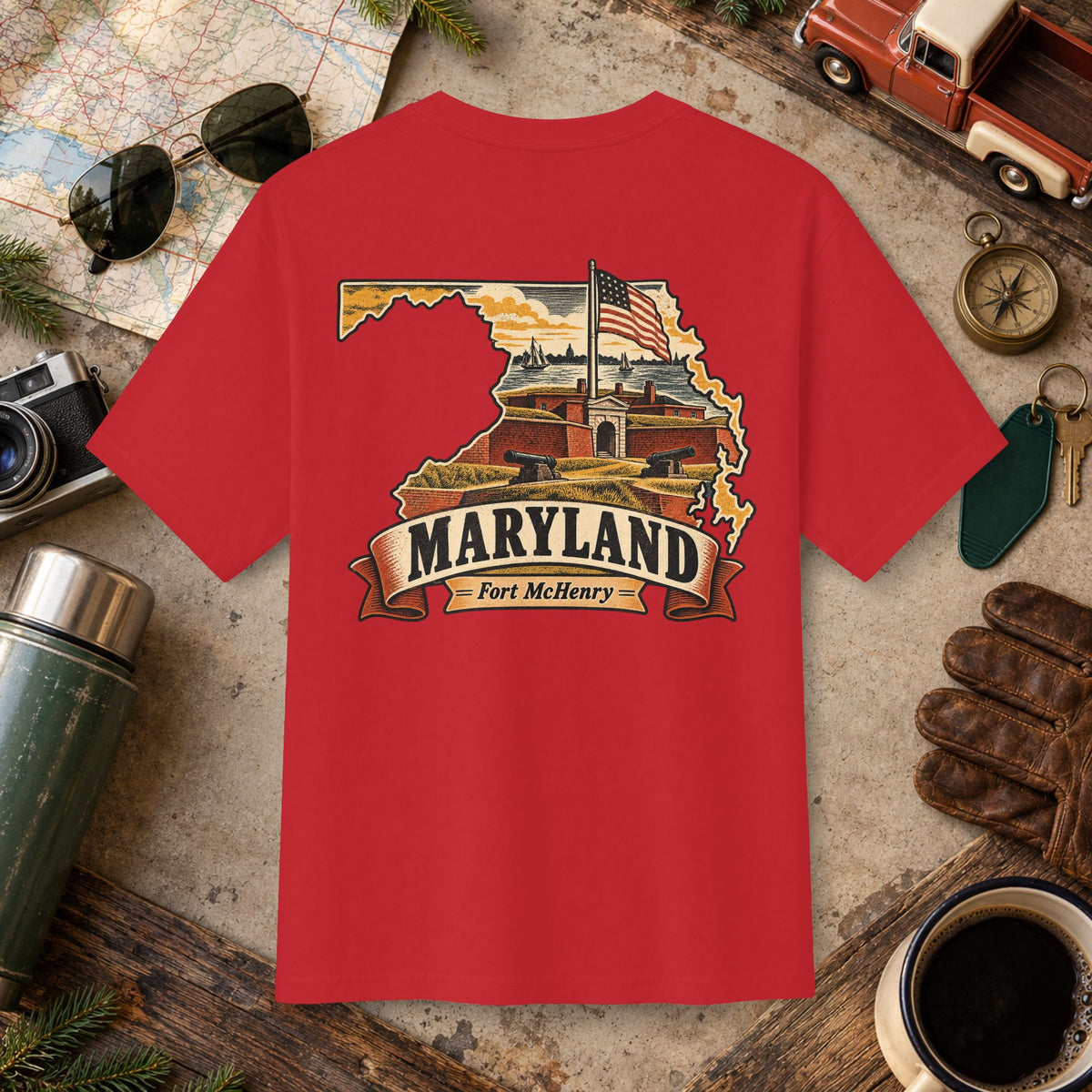 Maryland State Vintage Tee